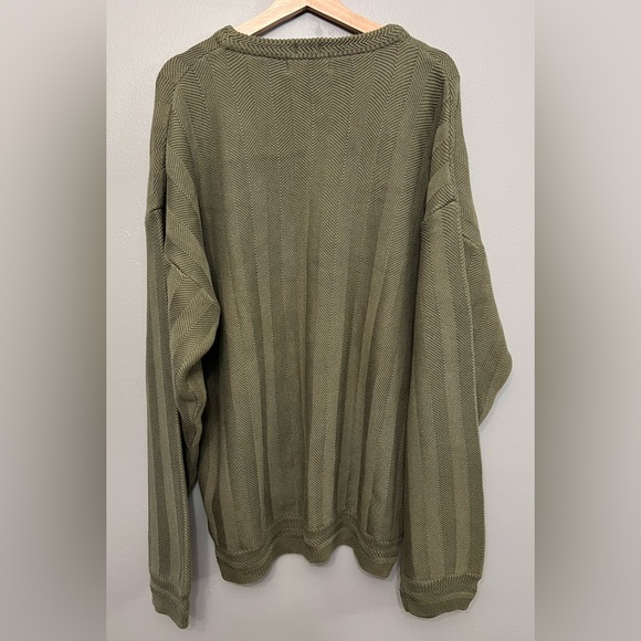 Ralph Lauren Chaps Men’s Army Green Color Sweater Size XXL - Picture 4 of 7